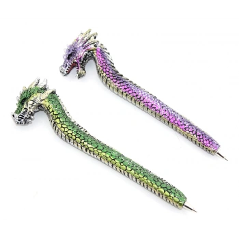 VipMarketim Dragonlu Polyester Tükenmez Kalem