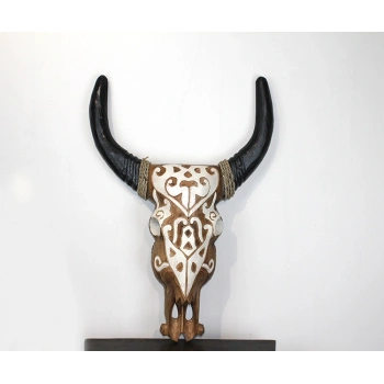 VipMarketim Duvara Asmalı Bufalo Kafası
