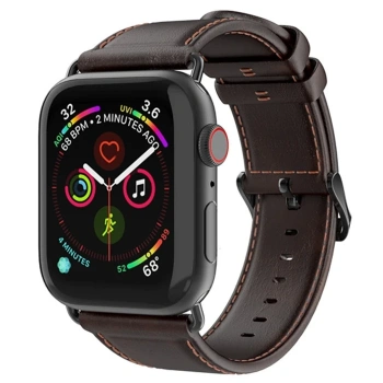 VipMarketim Dux Ducis Apple Watch 38/40/41MM için Business Deri Kayış Kordon-(5775)