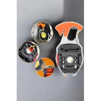 VipMarketim El Feneri Acil Işık Seti Tornavida Düdük Kapak Açma Kamp Lambası