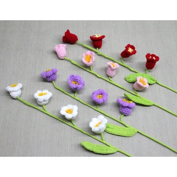 VipMarketim El Örgüsü Gelincik Dalı