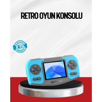 VipMarketim El Tipi Retro Oyun Konsolu Çocuklara Özel Portatif Oyun Makinesi