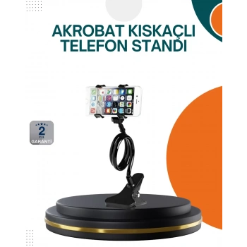 VipMarketim Eller Serbest Kullanım Sağlayan Masaüstü Telefon Tutucu