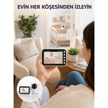 VipMarketim Enerji Tasarruflu Bebek İzleme Kamerası Gece Görüşlü Yeni Nesil