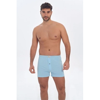 VipMarketim  Erkek Pamuklu Önden Düğmeli Klasik Bokser