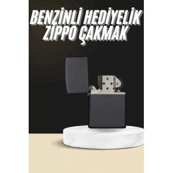 VipMarketim Erkeklere Özel Hediyelik Eşya Metalik Benzinli Çakmak Doldurulabilir