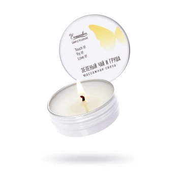 VipMarketim Eromantica Masaj Mumu Yeşil Çay ve Armut, 30 ml