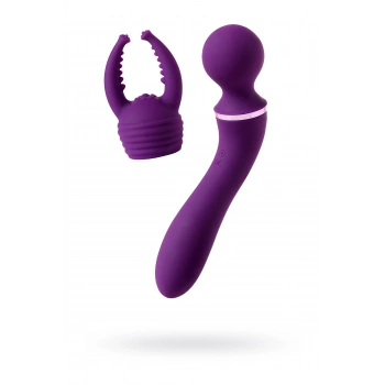 VipMarketim Eromantica Uma Çok Fonksiyonlu Vibratör, Silikon, Mor, 20 Cm