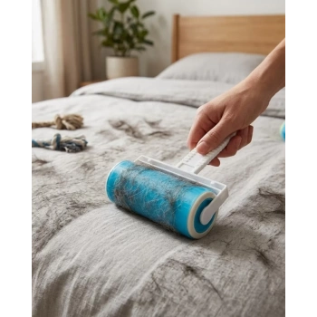 VipMarketim Evcil Hayvan Tüy Toplama Rulosu Kıyafet Koltuk Halı Temizleme Yıkanabilir Roller