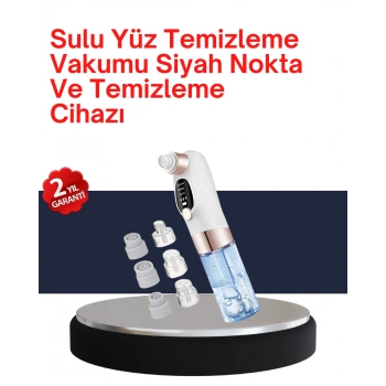 VipMarketim Evde Kolay Kullanım İçin Şarjlı Siyah Nokta Temizleme Aleti