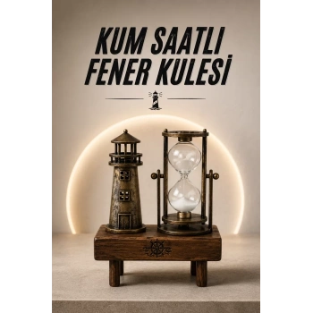 VipMarketim Eyfel Kulesi ve Deniz Feneri Dekoratif Masa Biblosu Hediyelik
