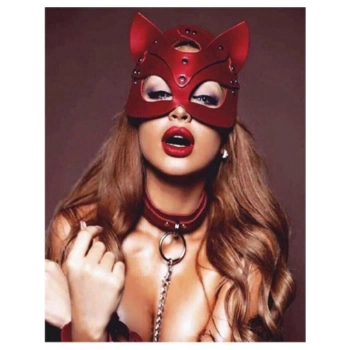 VipMarketim Fantezi Maske Tasma Ve Kelepçe