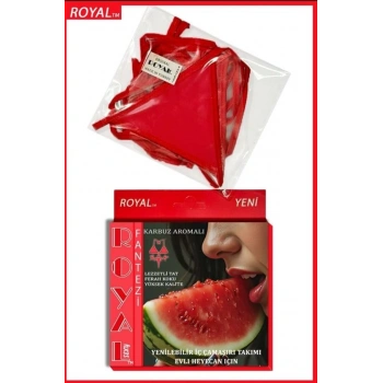 VipMarketim Fantezi Tüketilebilen Yenilebilir Karpuz Aromalı İç Çamaşırı Takımı