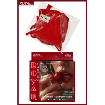 VipMarketim Fantezi Tüketilebilen Yenilebilir Kiraz Aromalı İç Çamaşırı Takımı