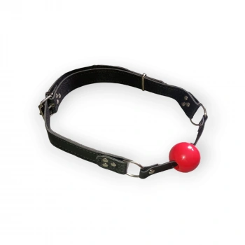 VipMarketim Fetilux Deri Fantezi Ağız Topu - Siyah