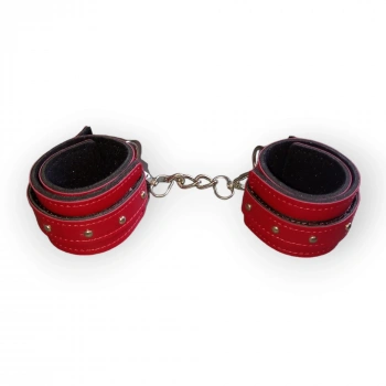 VipMarketim Fetilux Deri Fantezi Kelepçe - Kırmızı