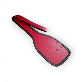 VipMarketim Fetilux Deri Fantezi Şaplak - Kırmızı