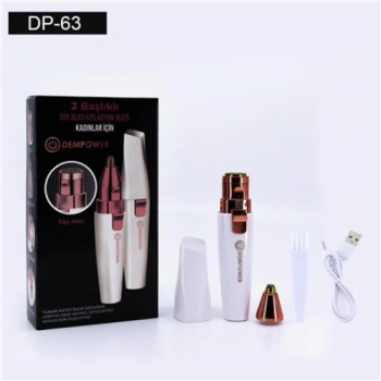 VipMarketim FLAWLES 2 BAŞLIKLI EPİLASYON CİHAZI