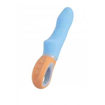 VipMarketim Flovetta Bluebell Silikon Vibratör, Mavi, 18.5 Cm