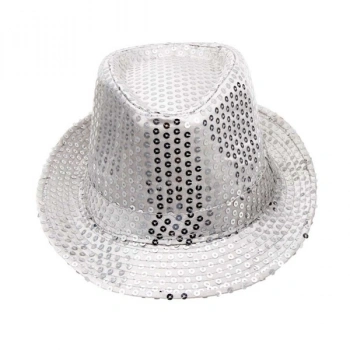 VipMarketim Fötr Çocuk Şapkası Gümüş Rengi