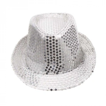 VipMarketim Fötr Çocuk Şapkası Gümüş Rengi