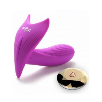 VipMarketim FoxShow Kumandalı G-Noktası ve Klitoris Uyarıcılı Giyilebilir Public Vibratör
