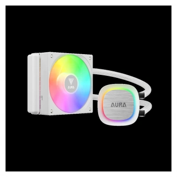 VipMarketim GAMDIAS AURA GL120 V2 WH White Edition 120mm RGB 1 Fanlı CPU Sıvı Soğutma(1923)