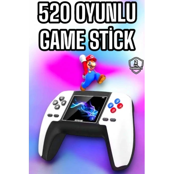 VipMarketim Game Stick 520 Oyunlu Retro Konsol Çocuklara Özel