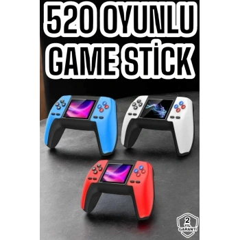 VipMarketim Game Stick Oyun Konsolu 520 Oyunlu Retro Oyunlu Led Ekran