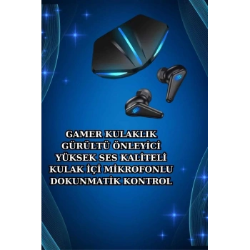VipMarketim Gamer Kulaklık ve Çok Kordonlu Akıllı Saat Gürültü Önleyici GPS Desteği