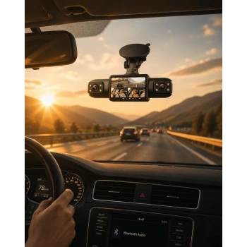 VipMarketim Gece Görüşlü Araç Kamerası HDR Teknoloji ve Kesintisiz Kayıt