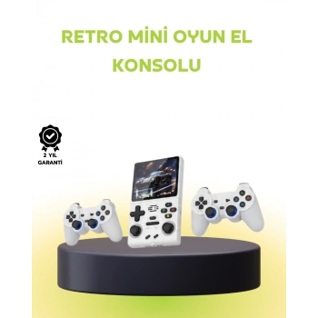 VipMarketim Geniş Ekranlı Taşınabilir Retro Oyun Konsolu