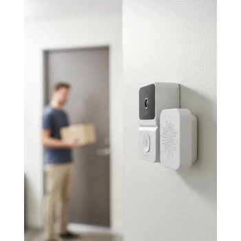 VipMarketim Gerçek Zamanlı Fotoğraflı Akıllı Kapı Zili İki Yönlü Konuşma