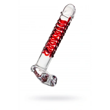 VipMarketim Gerçekçi olmayan yapay penis Sexus Glass, cam, transparan, 16 cm