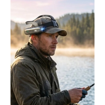 VipMarketim Giyilebilir 4K Video Kamera EIS 2.0 Sabitleme 120° Lens Vlog Kayıt