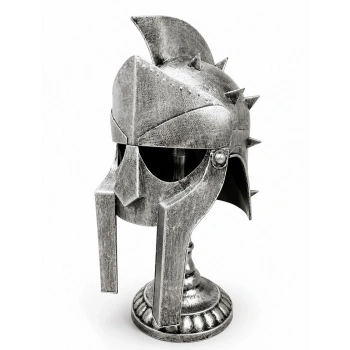 VipMarketim Gladyatör Miğferi Biblosu - Metal - 53x16 cm Dekoratif Obje