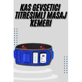 VipMarketim Göbek İnceltme Kemeri Kas Gevşetici Masaj Aleti Titreşimli Masaj Kemeri