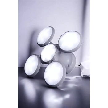 VipMarketim Güneş Enerjili Solar Aydınlatma Kamp Çadır Lambası Şarjlı Ampül Led Şarjlı El Feneri Işıldak