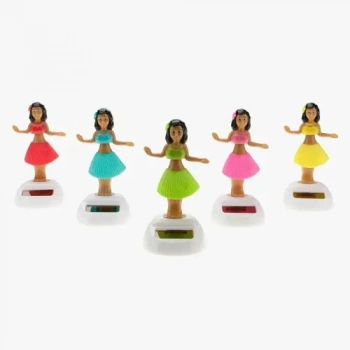 VipMarketim Güneş Enerjili Solar Dans Eden Hula Kızı Figürü