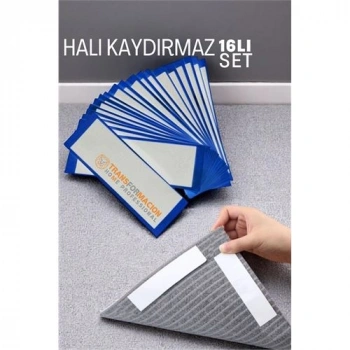 VipMarketim Halı Kaydırmaz - Halı Kilim Yolluk Kayma Önleyici Yapışkan 16 lı SET