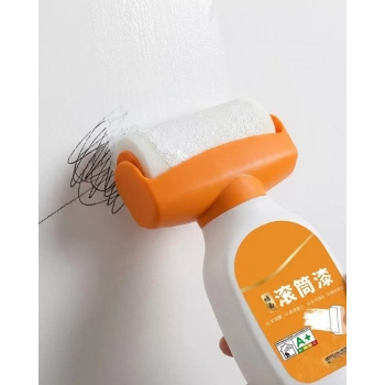 VipMarketim Hazneli Duvar Yama Fırçası Hızlı Kuruyan Rötuş Boya Silindiri