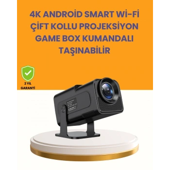 VipMarketim HCS350pro 1080P Full HD Taşınabilir Android Projektör