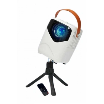 VipMarketim HD Ayaklı Portatif Projeksiyon Cihazı Android İşlemcili Sinema Projektörü