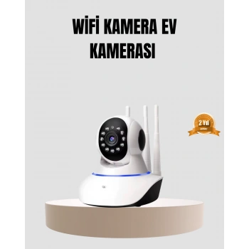 VipMarketim HD IP Kamera – Gece Görüşlü Hareket Sensörlü Mobil Takip ve Çift Yönlü Ses