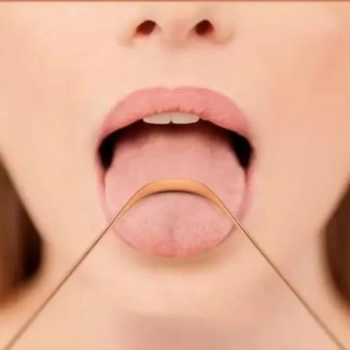 VipMarketim Hijyenik Saf Bakır Dil Kazıyıcı