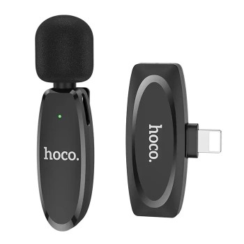 VipMarketim HOCO L15 iPhone Lightning Kablosuz Mini Yaka Mikrofonu-(5775)