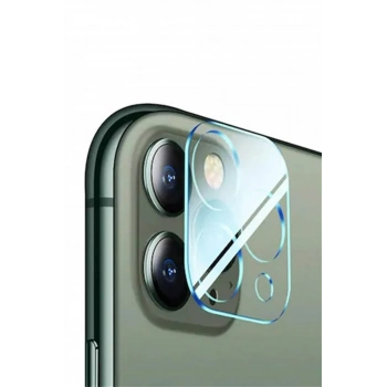 VipMarketim iPhone 12 6.1 Full Tempered Kamera Koruyucu Kırılmaz Cam-(5775)