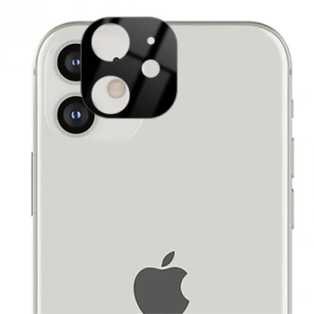 VipMarketim İPhone 12 Mini 3D full Kaplama Tempered Cam Kamera Koruyucu-(5775)