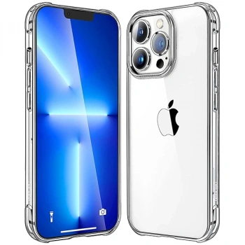 VipMarketim iPhone 13 Pro Max 6.7inç Shockproof Darbe Emici Silikon Kılıf-(5775)