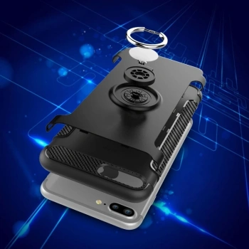 VipMarketim İPhone 7plus İPhone 8plus 360 Doner Yüzüklü Darbe Emici Armor Kılıf-(5775)
